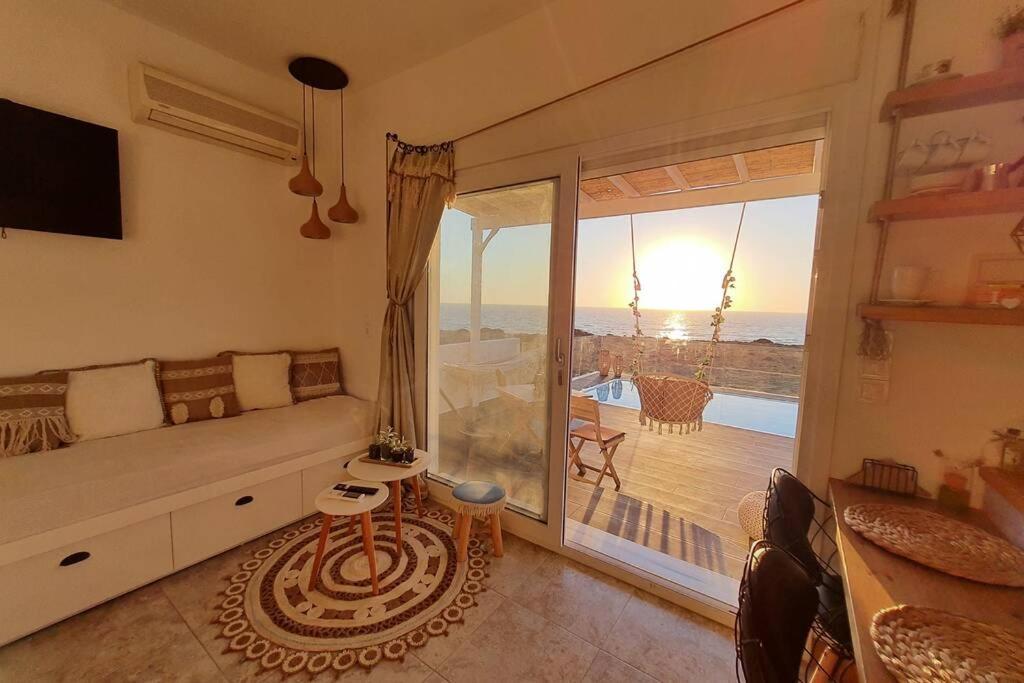 Tramonto Luxury Villa No1- Breathtaking Sunset View Foiníkion Exteriör bild