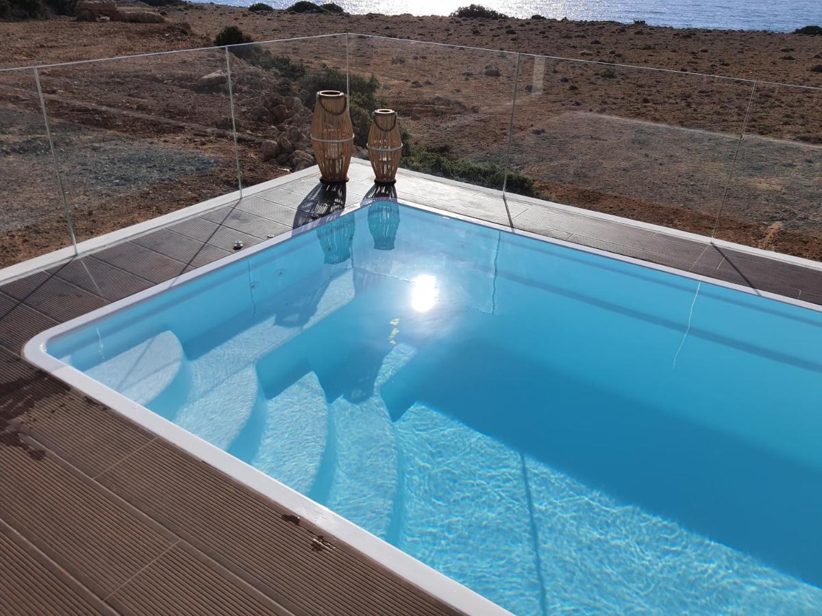 Tramonto Luxury Villa No1- Breathtaking Sunset View Foiníkion Exteriör bild
