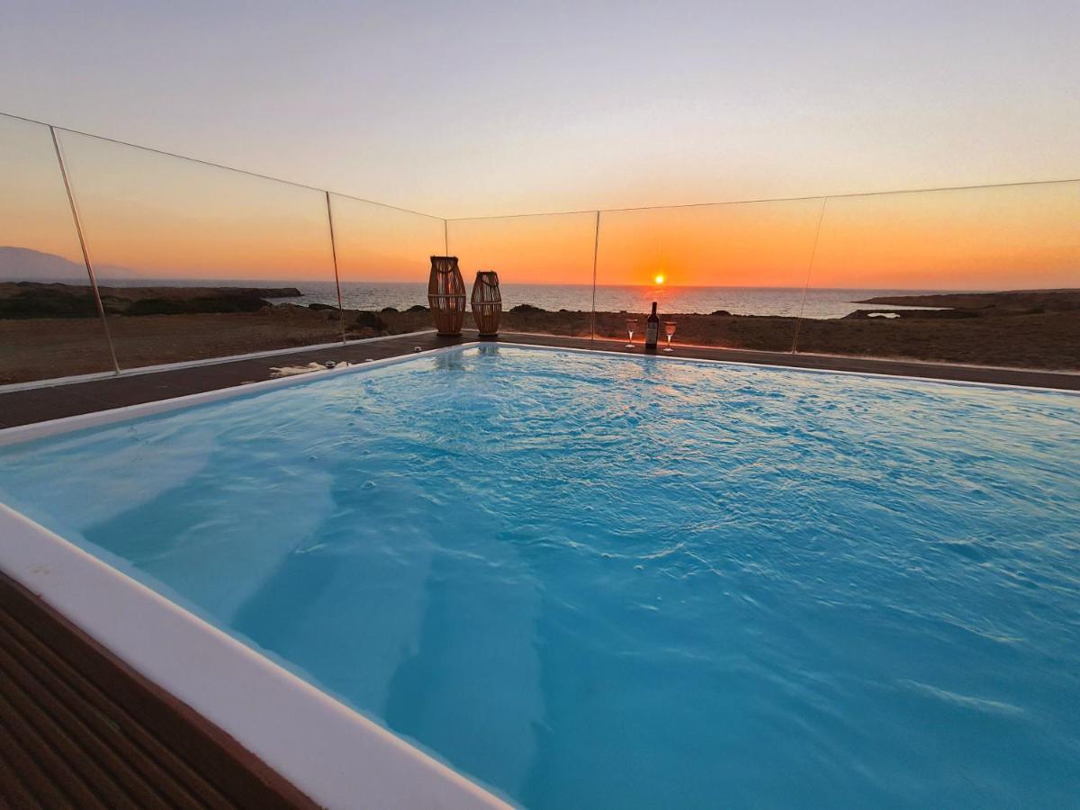 Tramonto Luxury Villa No1- Breathtaking Sunset View Foiníkion Exteriör bild