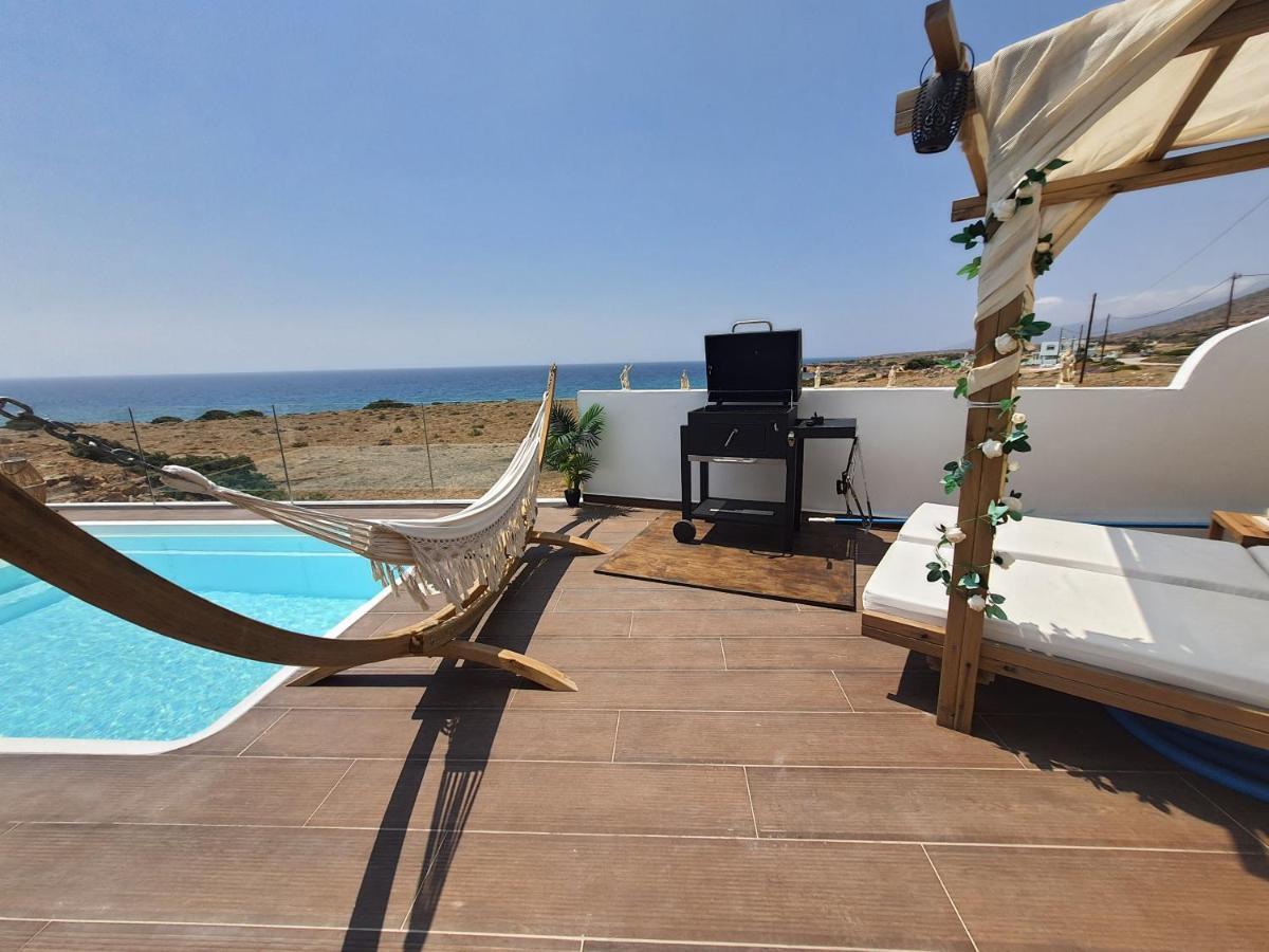 Tramonto Luxury Villa No1- Breathtaking Sunset View Foiníkion Exteriör bild