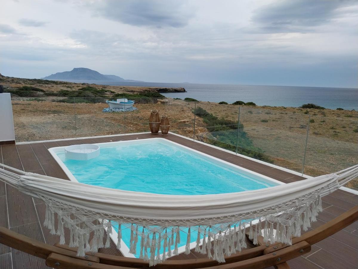 Tramonto Luxury Villa No1- Breathtaking Sunset View Foiníkion Exteriör bild