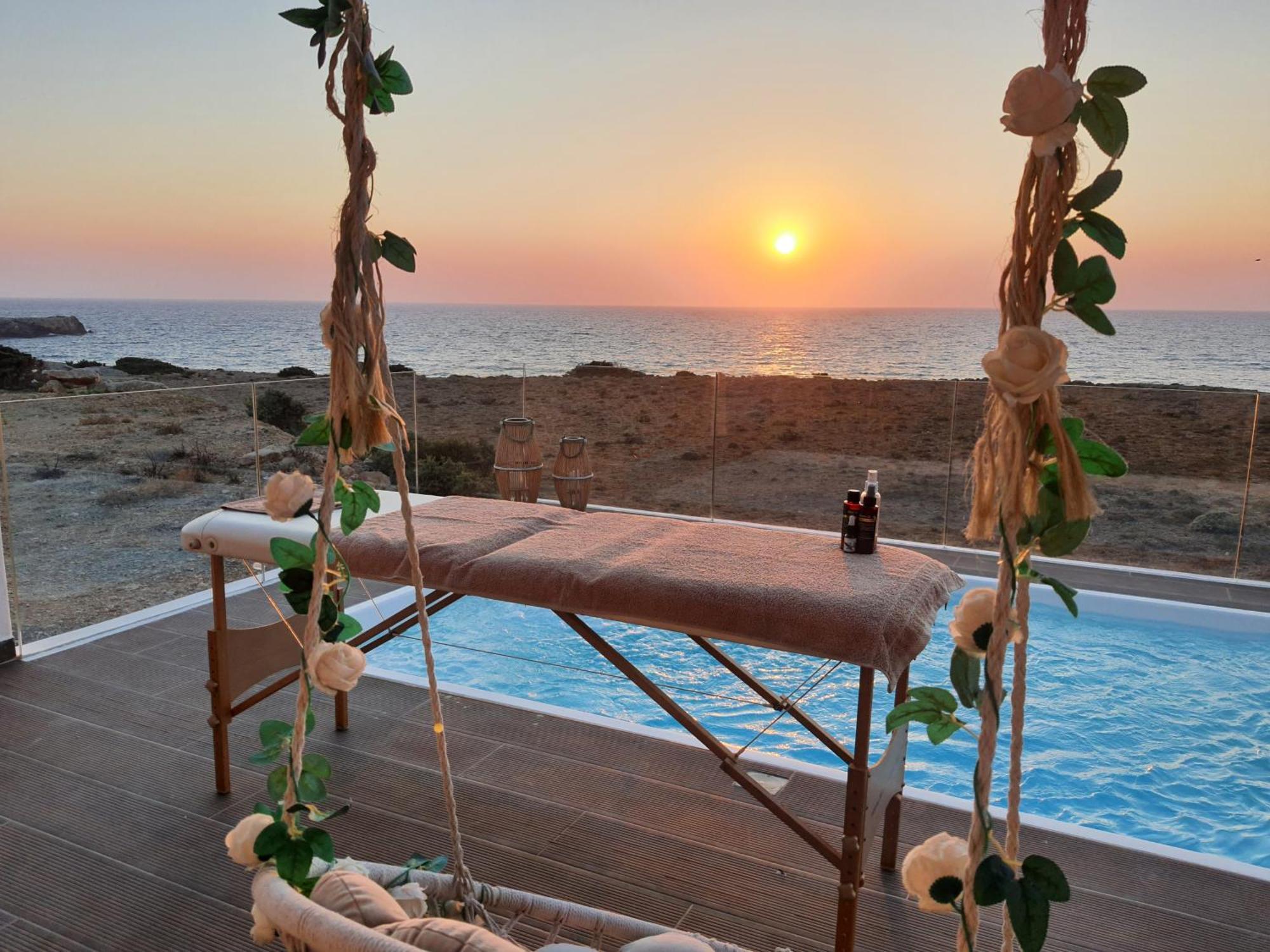 Tramonto Luxury Villa No1- Breathtaking Sunset View Foiníkion Exteriör bild